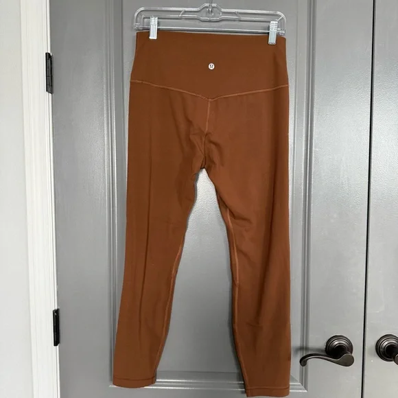 Lululemon Align Copper Brown Hi Rise Leggings Size 10 - Picture 1 of 6